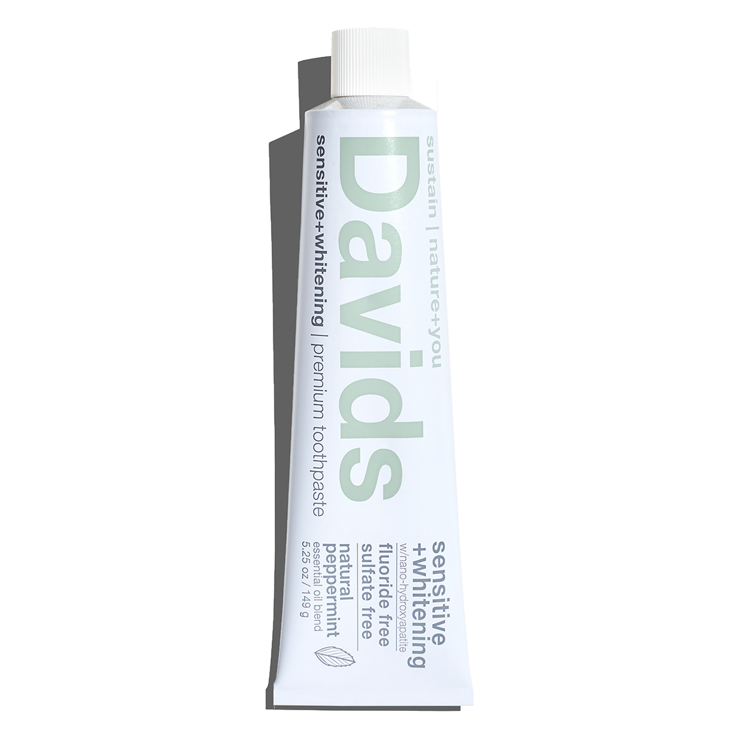 Davids Sensitive+Whitening nano-Hydroxyapatite premium natural toothpaste