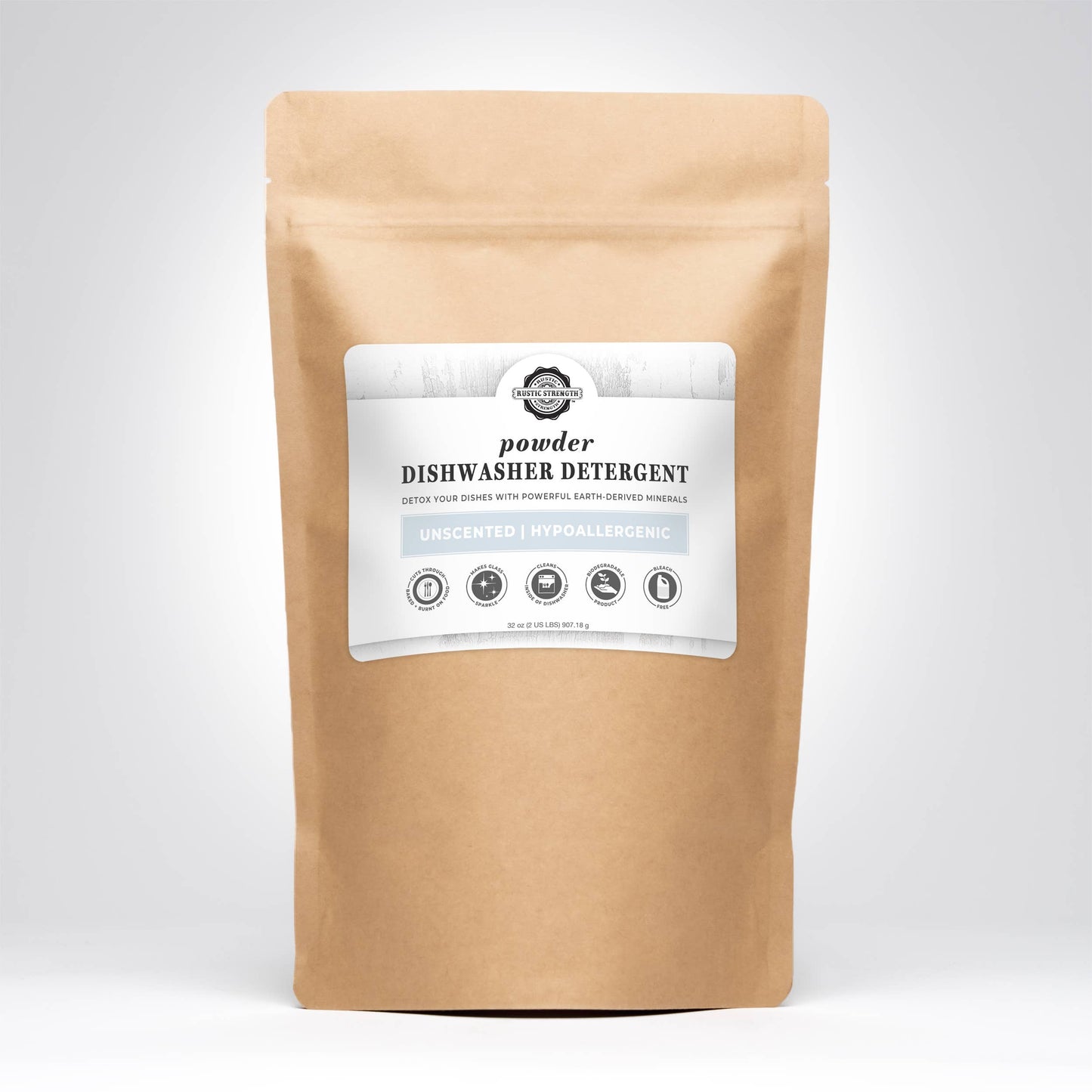 Automatic Dishwasher Powder | Non-Toxic & Microplastic Free: 40 lb Bag in Box