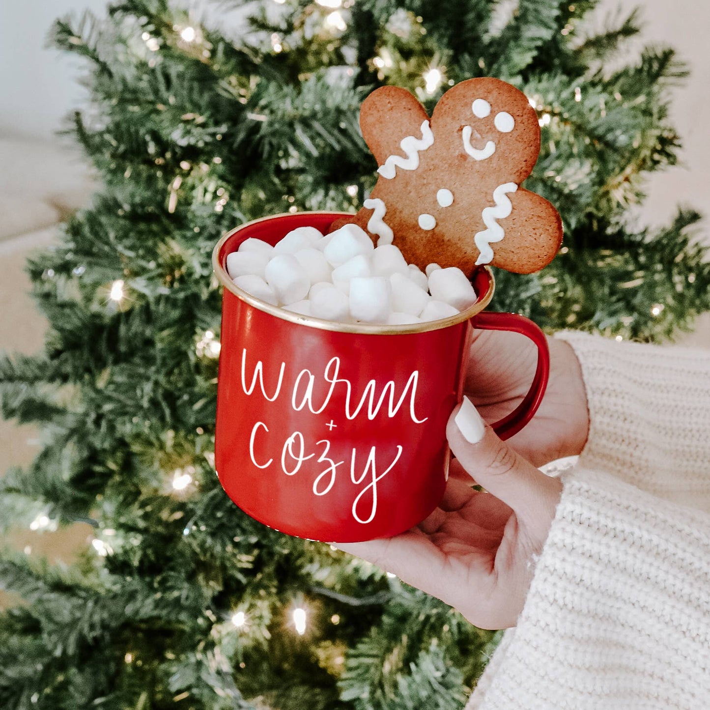 Warm and Cozy Coffee Mug - Christmas Home Decor & Gifts