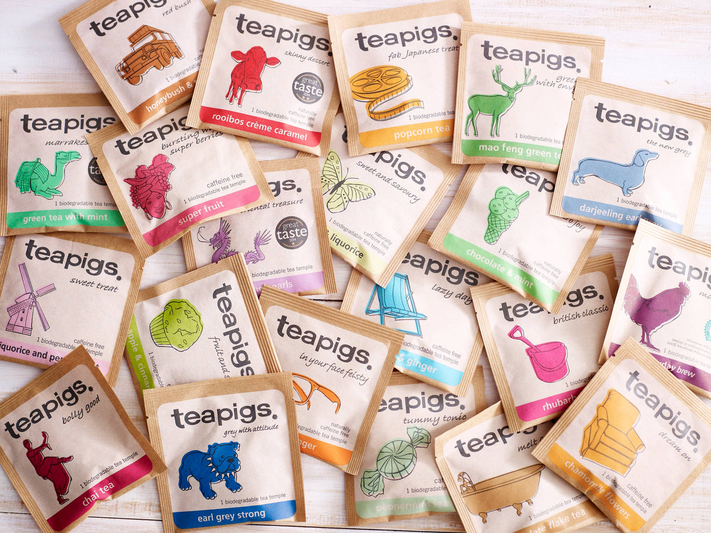 teapigs Envelopes: Happy