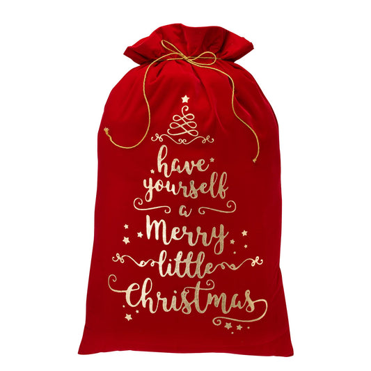 Have yourself a merry little Christmas Santa Gift Sack
