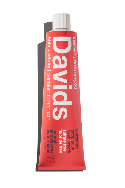 Davids kids + adults strawberry watermelon premium toothpaste