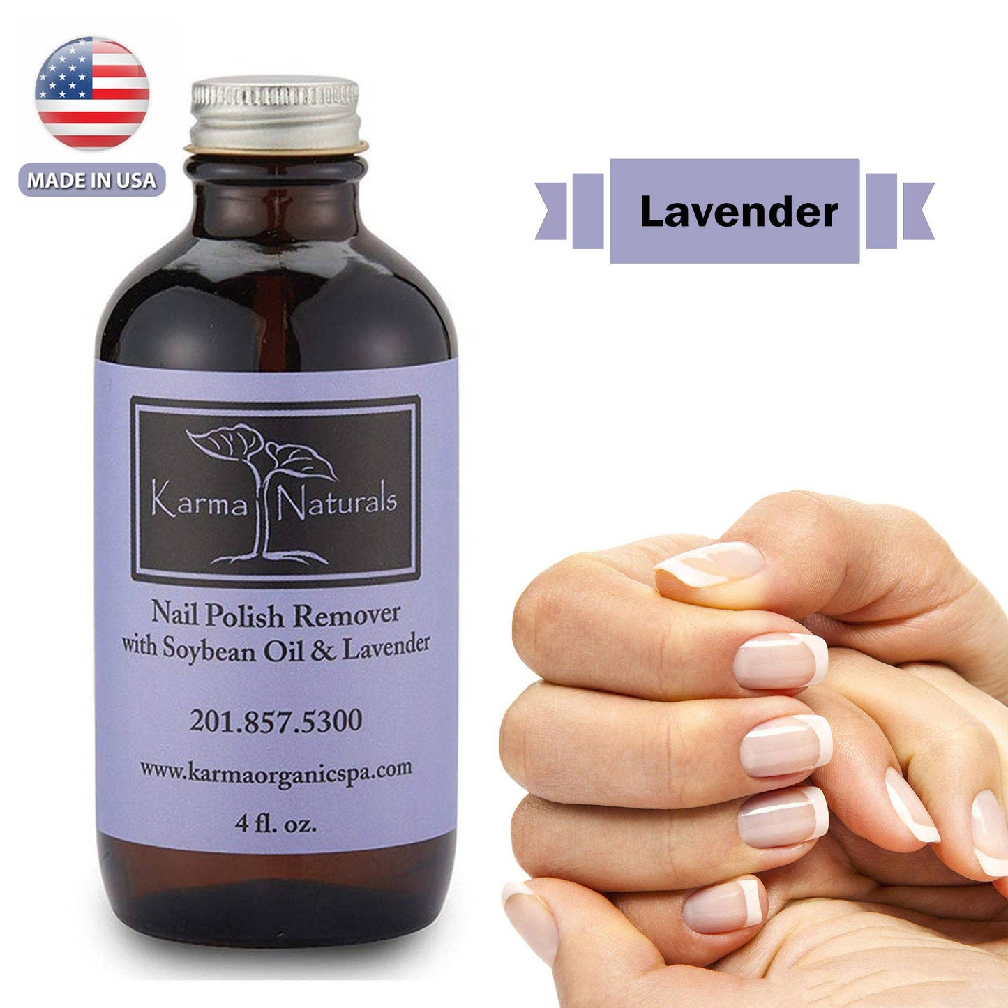 Lavender Nail Polish Remover
